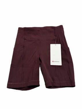 NWT Lululemon Swift Speed High-Rise Short 6" (Goodnight Plum) Size 4